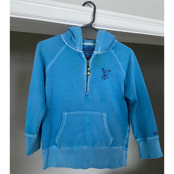 Terry Cloth 1/3 Zip Hoodie - Picture 1 of 4